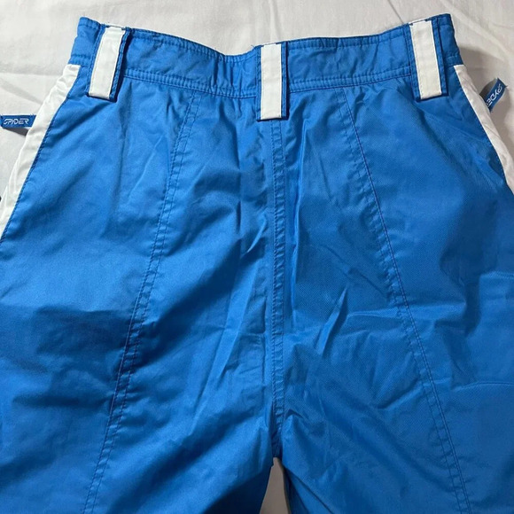 Spyder | Light Blue and White Adjustable Waist Skiing Snow Pants | Size 18Y - Picture 9 of 15